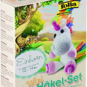 Folia Mini-Crochet Kit UNICORN