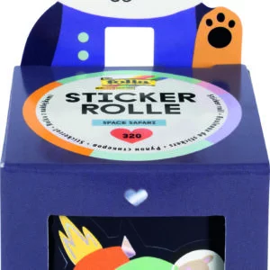 Folia Sticker roll SPACE SAFARI, 4m