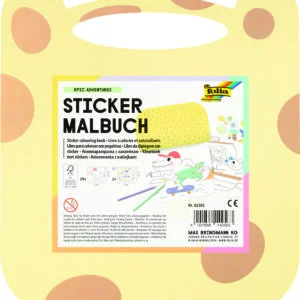 Folia Sticker colouring book EPIC ADVENTURES,15 pages