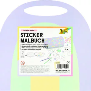 Folia Sticker colouring book RAINBOW DREAMS,15 pages