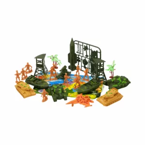 Military Action Set – Soldiers with Tanks and Missiles
