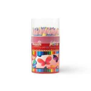 Vneeds Color Pencils Set of 36 - Butterfly Design Red, Green, Blue (Round Tube)