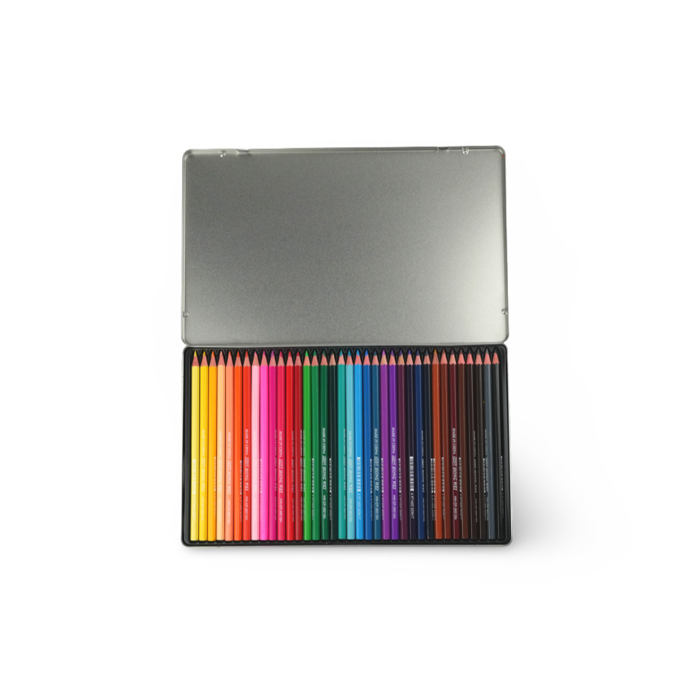 Hong Wei Professional Color Pencils Set Of 36 - Metal Box - Image 2