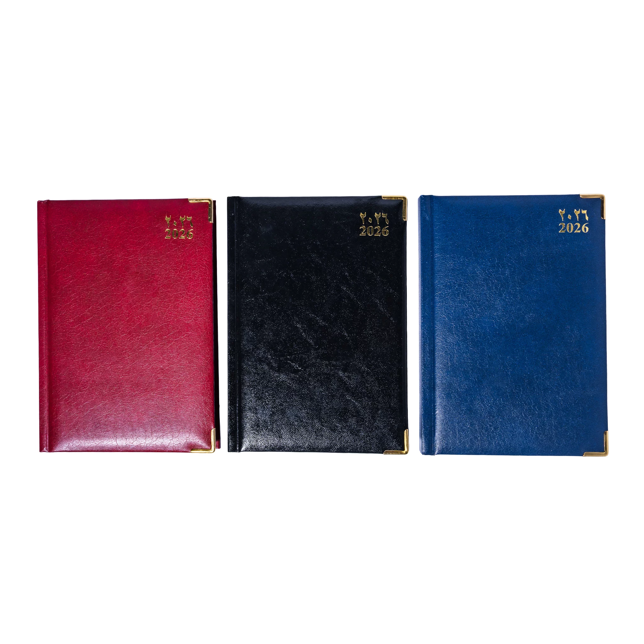 Premium 2026 Daily Planner – Padded Hard Cover – A5 – Red / Black