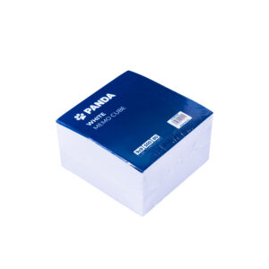 PANDA Memo Pad 500 Sheets 9x9 CM White, Assorted Colors - White