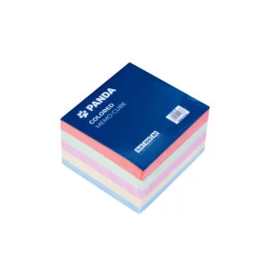 PANDA Memo Pad 500 Sheets 9x9 CM White, Assorted Colors - Assorted Colors