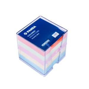 PANDA Memo Cube Pad 9x9 CM White, Assorted Colors - Assorted Colors