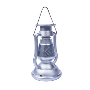 Ramadan LED Lantern – Classic Silver Design