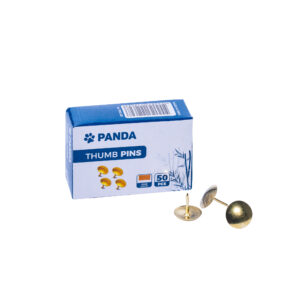 PANDA Thumb Pins Gold, Silver, Assorted Colors - Gold
