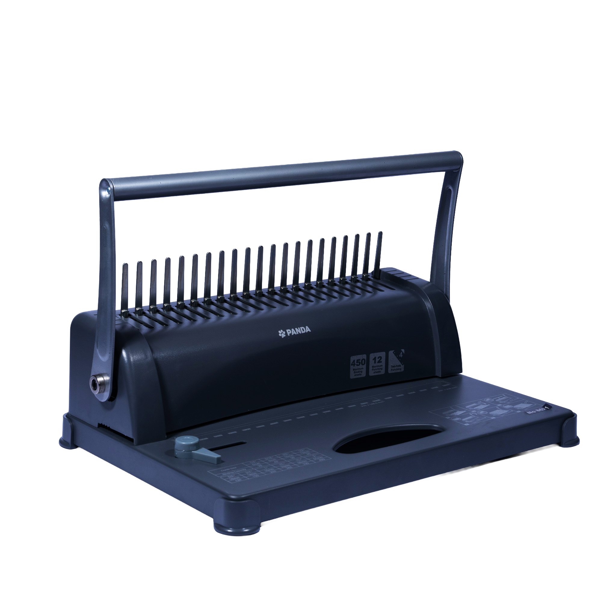 Panda Manual Plastic Comb Binding &Amp; Punching Machine - Image 2