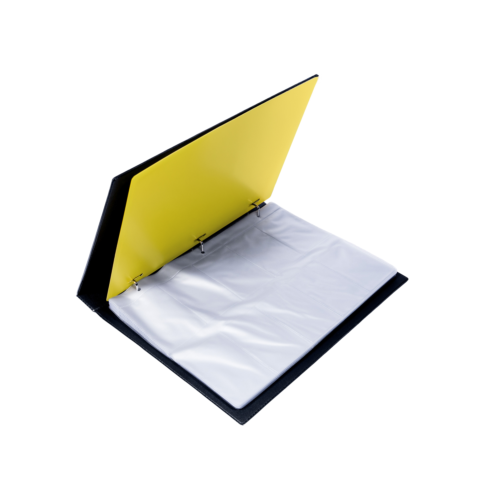 Panda Business Card Holder, Card File, Leather Black - Image 4